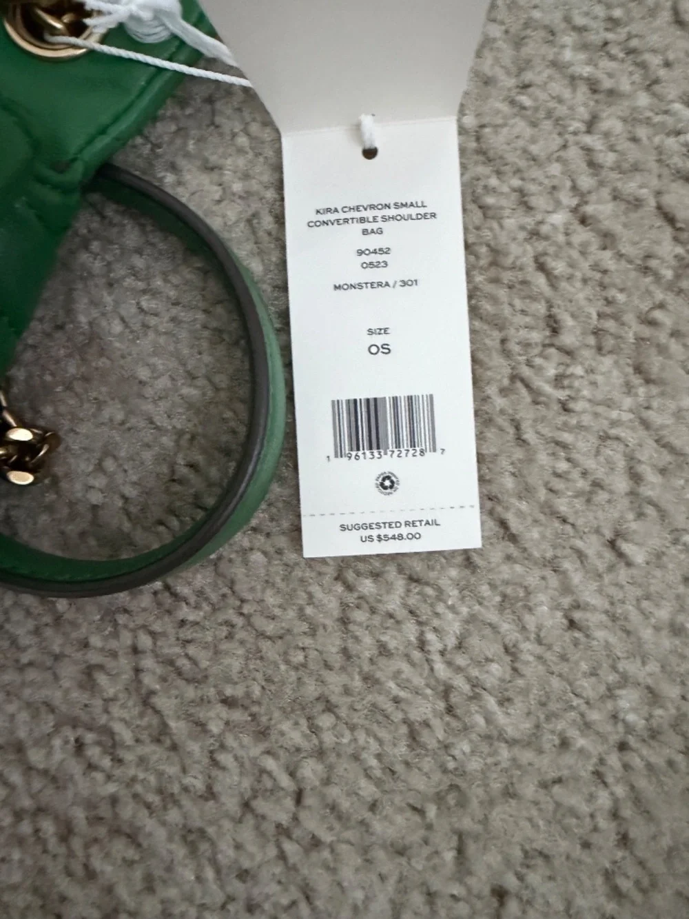 Tory Burch Kira Small Convertible Shoulder Bag Authentic
